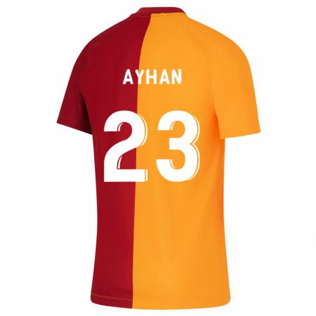 Kandiny Mujer Camiseta Kaan Ayhan #23 Naranja 1ª Equipación 2023/24 La Camisa Chile