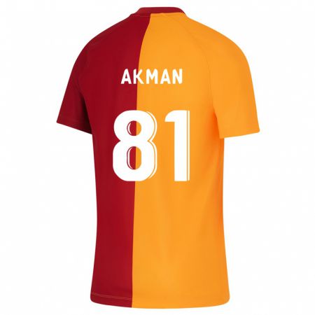 Kandiny Mujer Camiseta Hamza Akman #81 Naranja 1ª Equipación 2023/24 La Camisa Chile