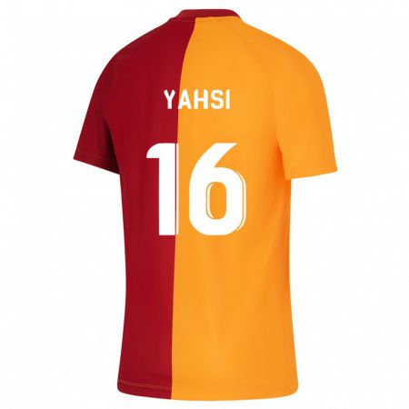 Kandiny Mujer Camiseta Ismail Yahsi #16 Naranja 1ª Equipación 2023/24 La Camisa Chile