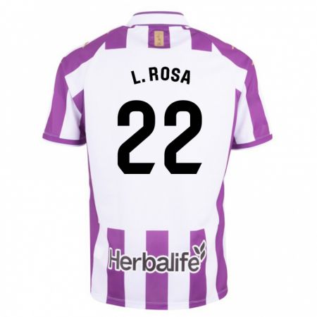 Kandiny Mujer Camiseta Lucas Rosa #22 Morado 1ª Equipación 2023/24 La Camisa Chile