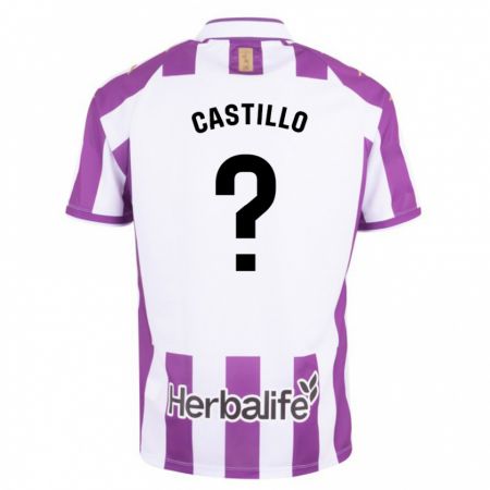 Kandiny Mujer Camiseta Gonzalo Castillo #0 Morado 1ª Equipación 2023/24 La Camisa Chile