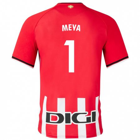 Kandiny Mujer Camiseta Aina Meya Bellot #1 Rojo 1ª Equipación 2023/24 La Camisa Chile