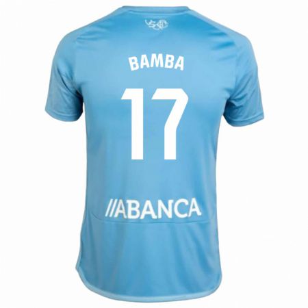 Kandiny Mujer Camiseta Jonathan Bamba #17 Azul 1ª Equipación 2023/24 La Camisa Chile