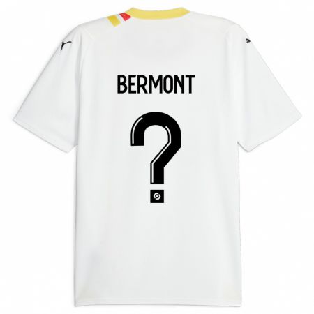 Kandiny Mujer Camiseta Anthony Bermont #0 Negro 2ª Equipación 2023/24 La Camisa Chile