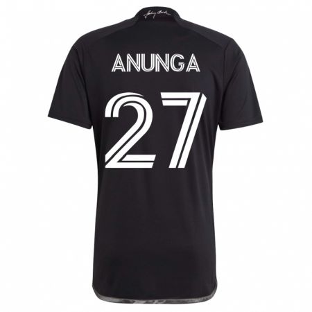 Kandiny Mujer Camiseta Tah Anunga #27 Negro 2ª Equipación 2023/24 La Camisa Chile