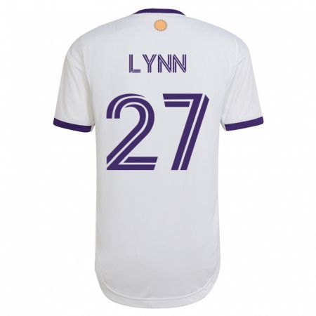 Kandiny Mujer Camiseta Jack Lynn #27 Blanco 2ª Equipación 2023/24 La Camisa Chile