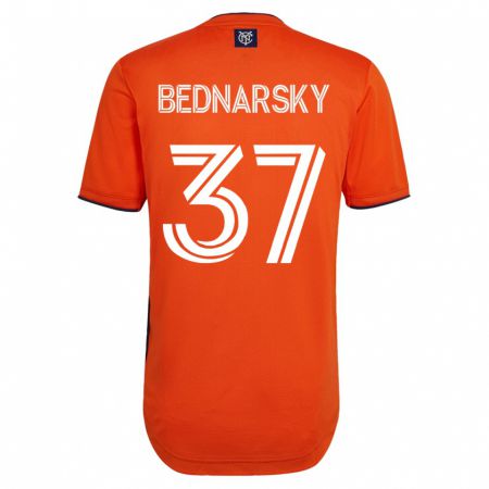 Kandiny Mujer Camiseta Stevo Bednarsky #37 Negro 2ª Equipación 2023/24 La Camisa Chile