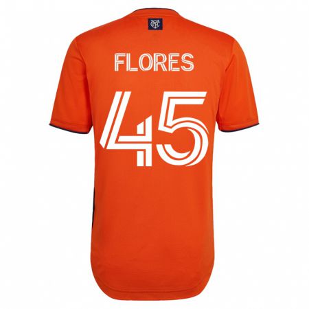 Kandiny Mujer Camiseta Brian Flores #45 Negro 2ª Equipación 2023/24 La Camisa Chile