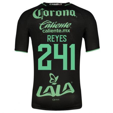 Kandiny Mujer Camiseta Julio Reyes #241 Negro 2ª Equipación 2023/24 La Camisa Chile