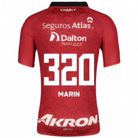 Kandiny Mujer Camiseta Donato Marín #320 Rojo 2ª Equipación 2023/24 La Camisa Chile