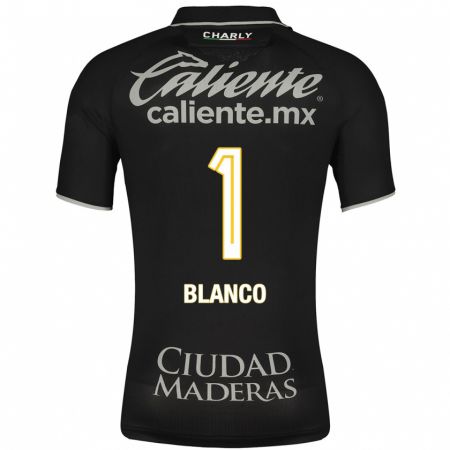 Kandiny Mujer Camiseta Alfonso Blanco #1 Negro 2ª Equipación 2023/24 La Camisa Chile