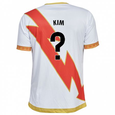 Kandiny Niño Camiseta Nathaniel Kim #0 Blanco 1ª Equipación 2023/24 La Camisa Chile