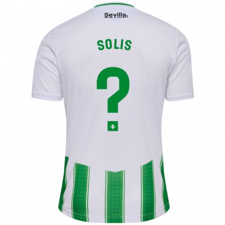Kandiny Niño Camiseta Marcos Solís #0 Blanco 1ª Equipación 2023/24 La Camisa Chile