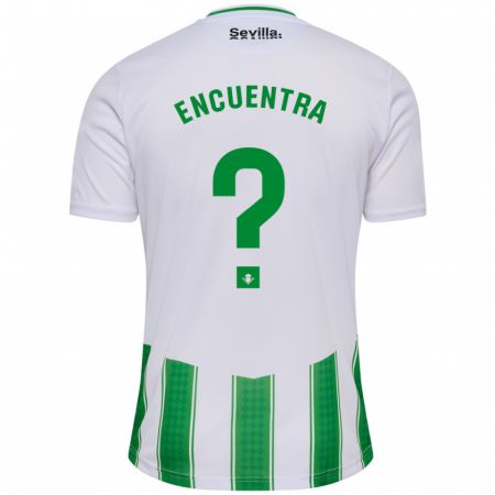 Kandiny Niño Camiseta Jan Encuentra #0 Blanco 1ª Equipación 2023/24 La Camisa Chile