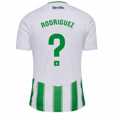 Kandiny Niño Camiseta Jesús Rodriguez #0 Blanco 1ª Equipación 2023/24 La Camisa Chile