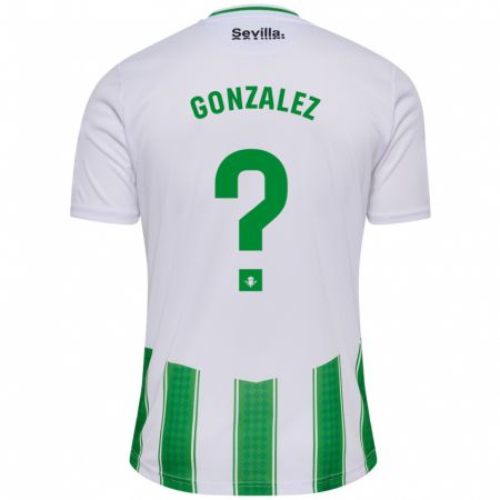 Kandiny Niño Camiseta David González #7 Blanco 1ª Equipación 2023/24 La Camisa Chile