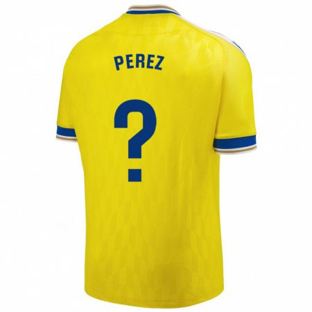 Kandiny Niño Camiseta Ángel Pérez #0 Amarillo 1ª Equipación 2023/24 La Camisa Chile