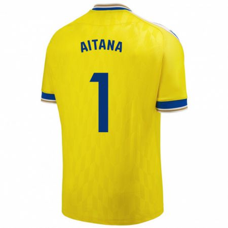 Kandiny Niño Camiseta Aitana #1 Amarillo 1ª Equipación 2023/24 La Camisa Chile