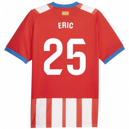 Kandiny Niño Camiseta Eric García #25 Rojo Blanco 1ª Equipación 2023/24 La Camisa Chile