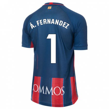 Kandiny Niño Camiseta Álvaro Fernández #1 Armada 1ª Equipación 2023/24 La Camisa Chile