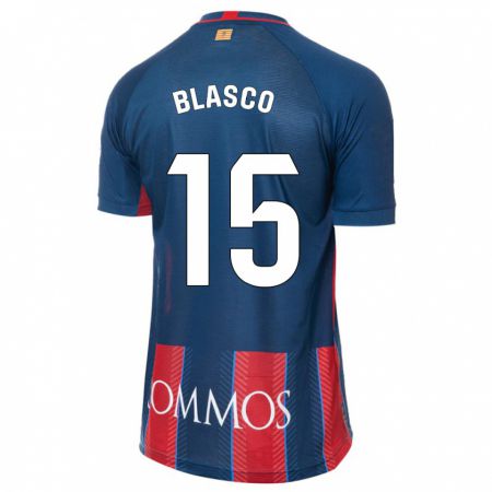 Kandiny Niño Camiseta Jérémy Blasco #15 Armada 1ª Equipación 2023/24 La Camisa Chile