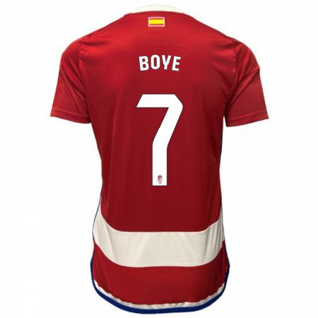 Kandiny Niño Camiseta Lucas Boyé #7 Rojo 1ª Equipación 2023/24 La Camisa Chile