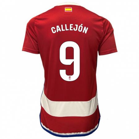 Kandiny Niño Camiseta José Callejón #9 Rojo 1ª Equipación 2023/24 La Camisa Chile