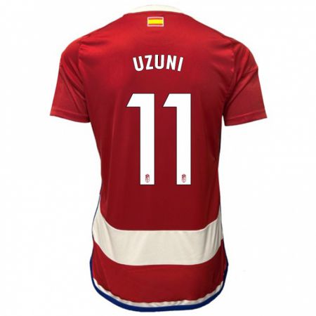Kandiny Niño Camiseta Myrto Uzuni #11 Rojo 1ª Equipación 2023/24 La Camisa Chile