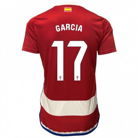 Kandiny Niño Camiseta Naima García #17 Rojo 1ª Equipación 2023/24 La Camisa Chile