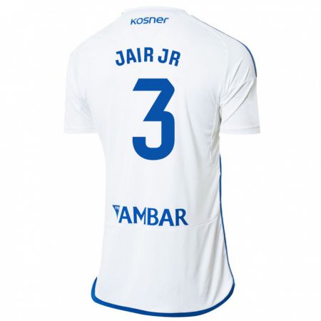 Kandiny Niño Camiseta Jair Amador #3 Blanco 1ª Equipación 2023/24 La Camisa Chile