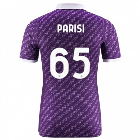 Kandiny Niño Camiseta Fabiano Parisi #65 Violeta 1ª Equipación 2023/24 La Camisa Chile