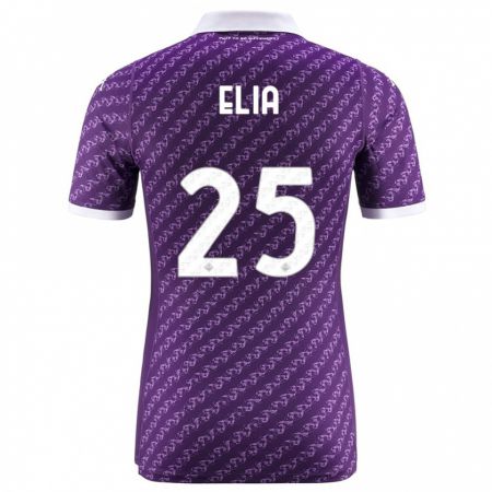 Kandiny Niño Camiseta Mirko Elia #25 Violeta 1ª Equipación 2023/24 La Camisa Chile