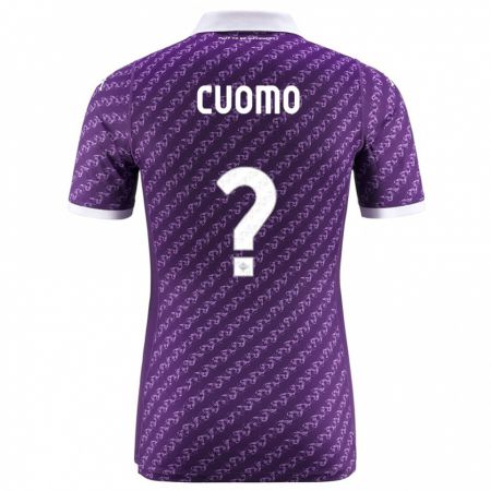 Kandiny Niño Camiseta Raffaele Cuomo #0 Violeta 1ª Equipación 2023/24 La Camisa Chile