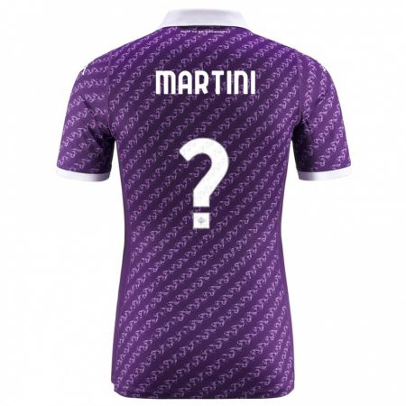 Kandiny Niño Camiseta Niko Martini #0 Violeta 1ª Equipación 2023/24 La Camisa Chile