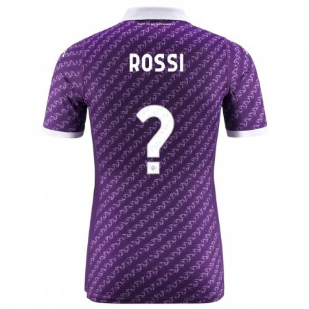 Kandiny Niño Camiseta Alessandro Rossi #0 Violeta 1ª Equipación 2023/24 La Camisa Chile