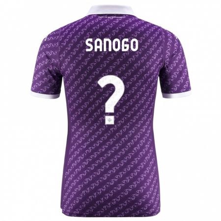 Kandiny Niño Camiseta Bassidy Sanogo #0 Violeta 1ª Equipación 2023/24 La Camisa Chile