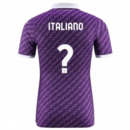 Kandiny Niño Camiseta Riccardo Italiano #0 Violeta 1ª Equipación 2023/24 La Camisa Chile