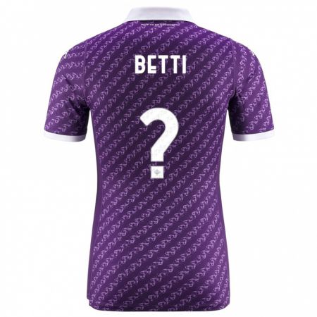 Kandiny Niño Camiseta Tiziano Betti #0 Violeta 1ª Equipación 2023/24 La Camisa Chile