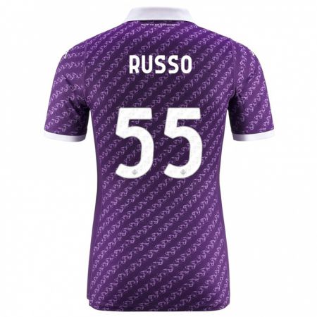 Kandiny Niño Camiseta Federica Russo #55 Violeta 1ª Equipación 2023/24 La Camisa Chile