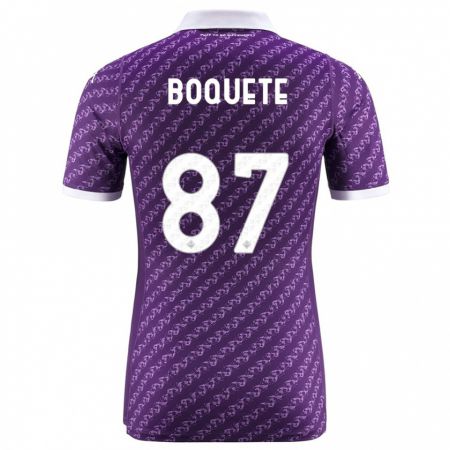 Kandiny Niño Camiseta Verónica Boquete #87 Violeta 1ª Equipación 2023/24 La Camisa Chile