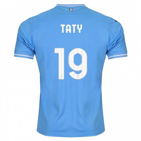 Kandiny Niño Camiseta Taty Castellanos #19 Azul 1ª Equipación 2023/24 La Camisa Chile