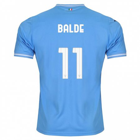 Kandiny Niño Camiseta Mahamadou Balde #11 Azul 1ª Equipación 2023/24 La Camisa Chile