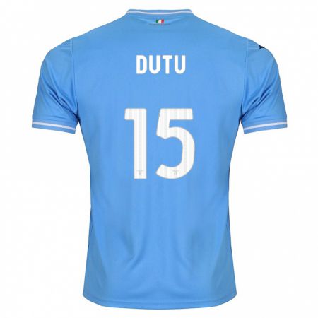 Kandiny Niño Camiseta Matteo Dutu #15 Azul 1ª Equipación 2023/24 La Camisa Chile