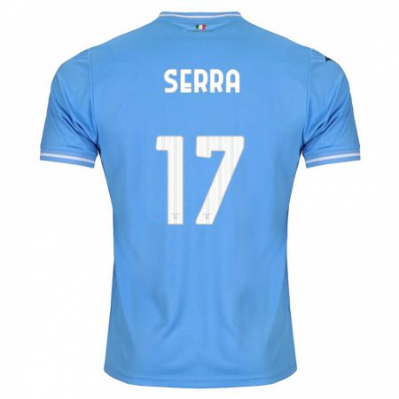 Kandiny Niño Camiseta Federico Serra #17 Azul 1ª Equipación 2023/24 La Camisa Chile