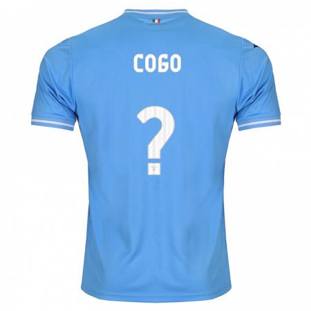 Kandiny Niño Camiseta Giovanni Cogo #0 Azul 1ª Equipación 2023/24 La Camisa Chile