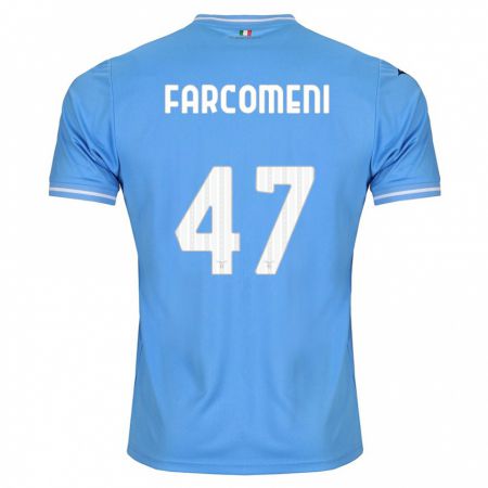 Kandiny Niño Camiseta Valerio Farcomeni #47 Azul 1ª Equipación 2023/24 La Camisa Chile
