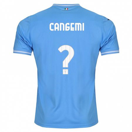 Kandiny Niño Camiseta Emanuele Cangemi #0 Azul 1ª Equipación 2023/24 La Camisa Chile
