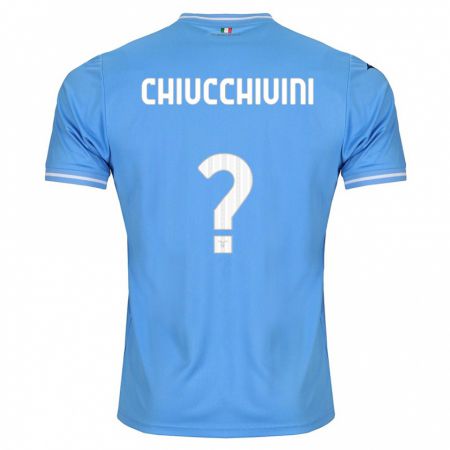 Kandiny Niño Camiseta Lorenzo Chiucchiuini #0 Azul 1ª Equipación 2023/24 La Camisa Chile