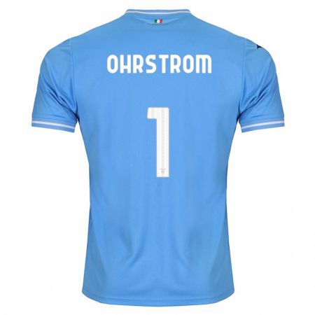 Kandiny Niño Camiseta Stephanie Ohrstrom #1 Azul 1ª Equipación 2023/24 La Camisa Chile