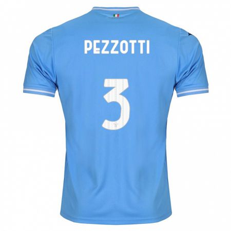 Kandiny Niño Camiseta Arianna Pezzotti #3 Azul 1ª Equipación 2023/24 La Camisa Chile